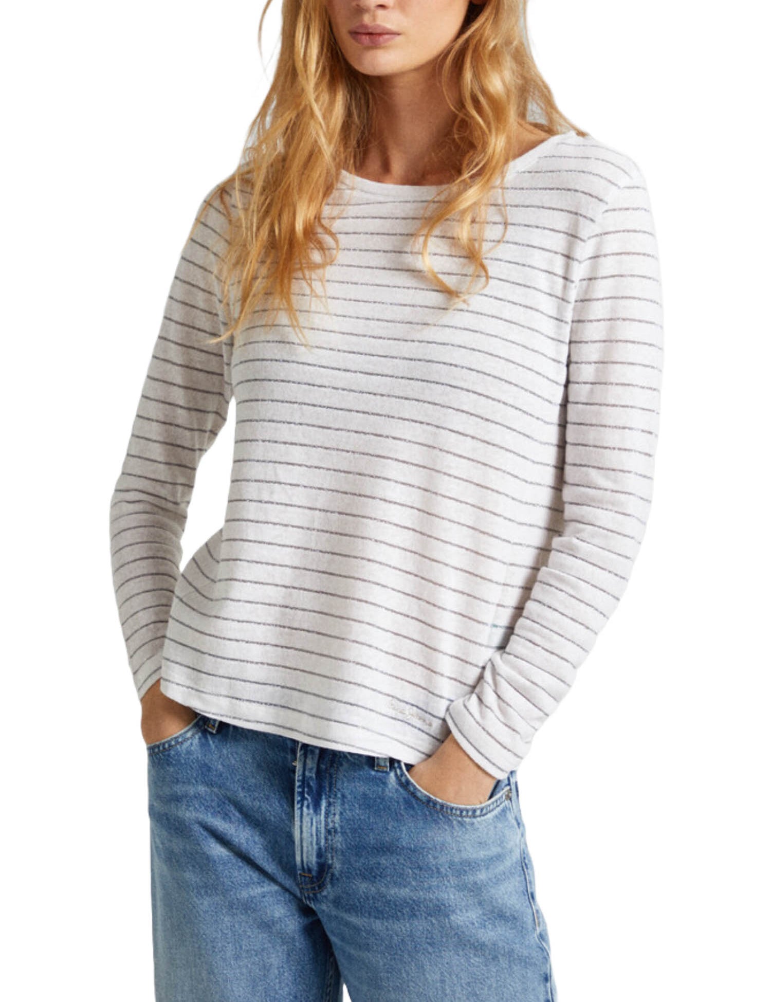 T-shirt Bianco Pepe Jeans