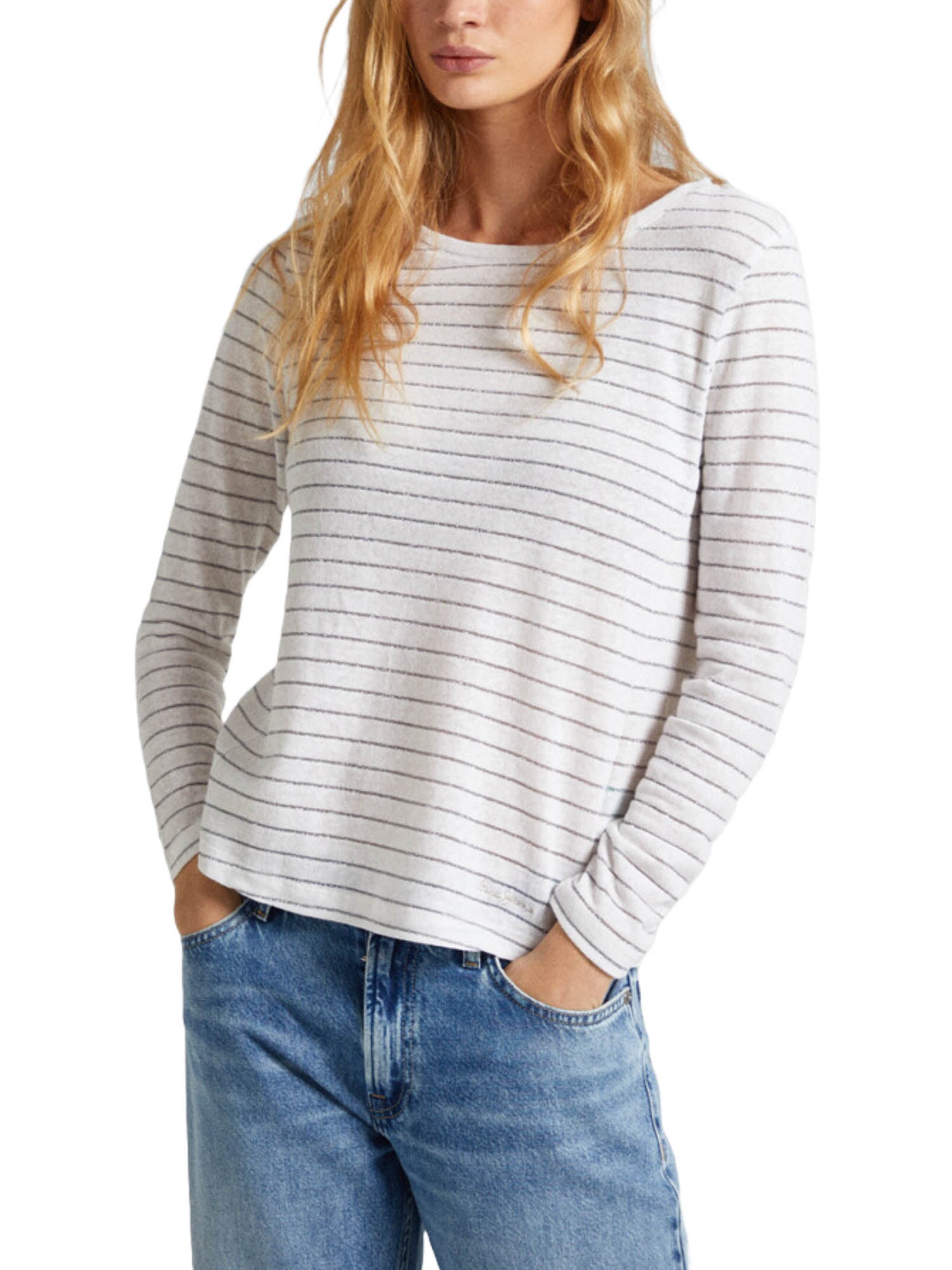 T-shirt Bianco Pepe Jeans