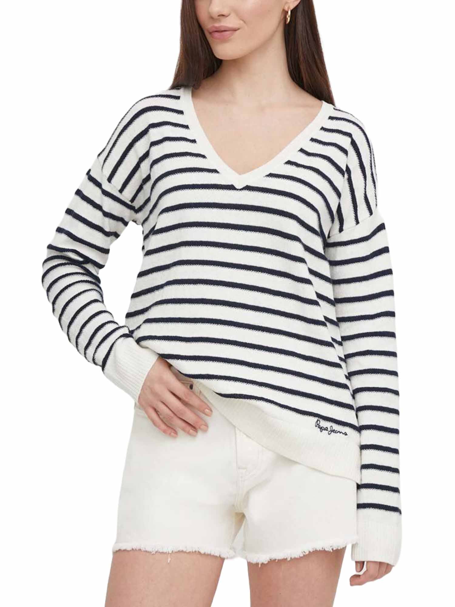 Maglioncini Bianco Pepe Jeans