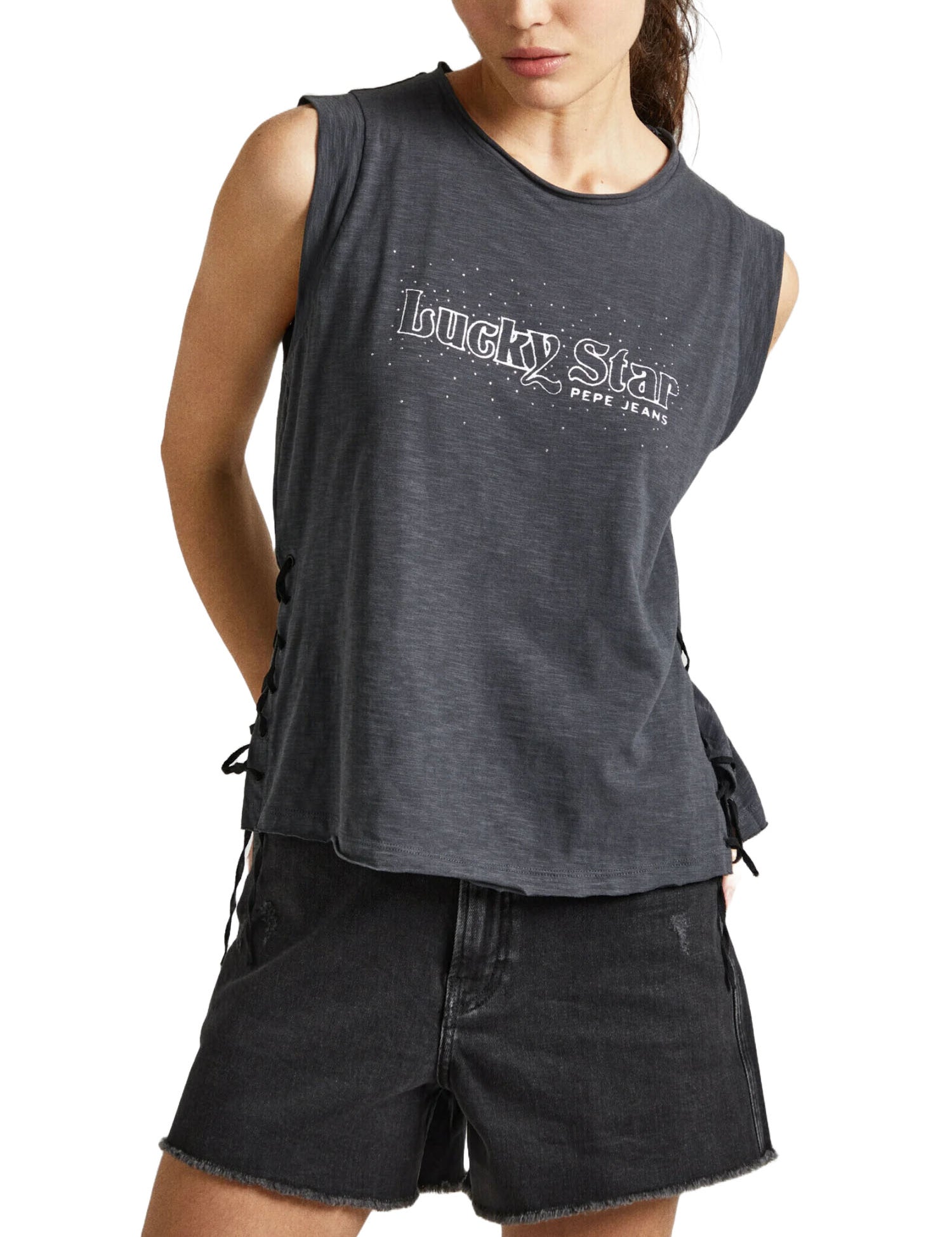 T-shirt Grigio Pepe Jeans