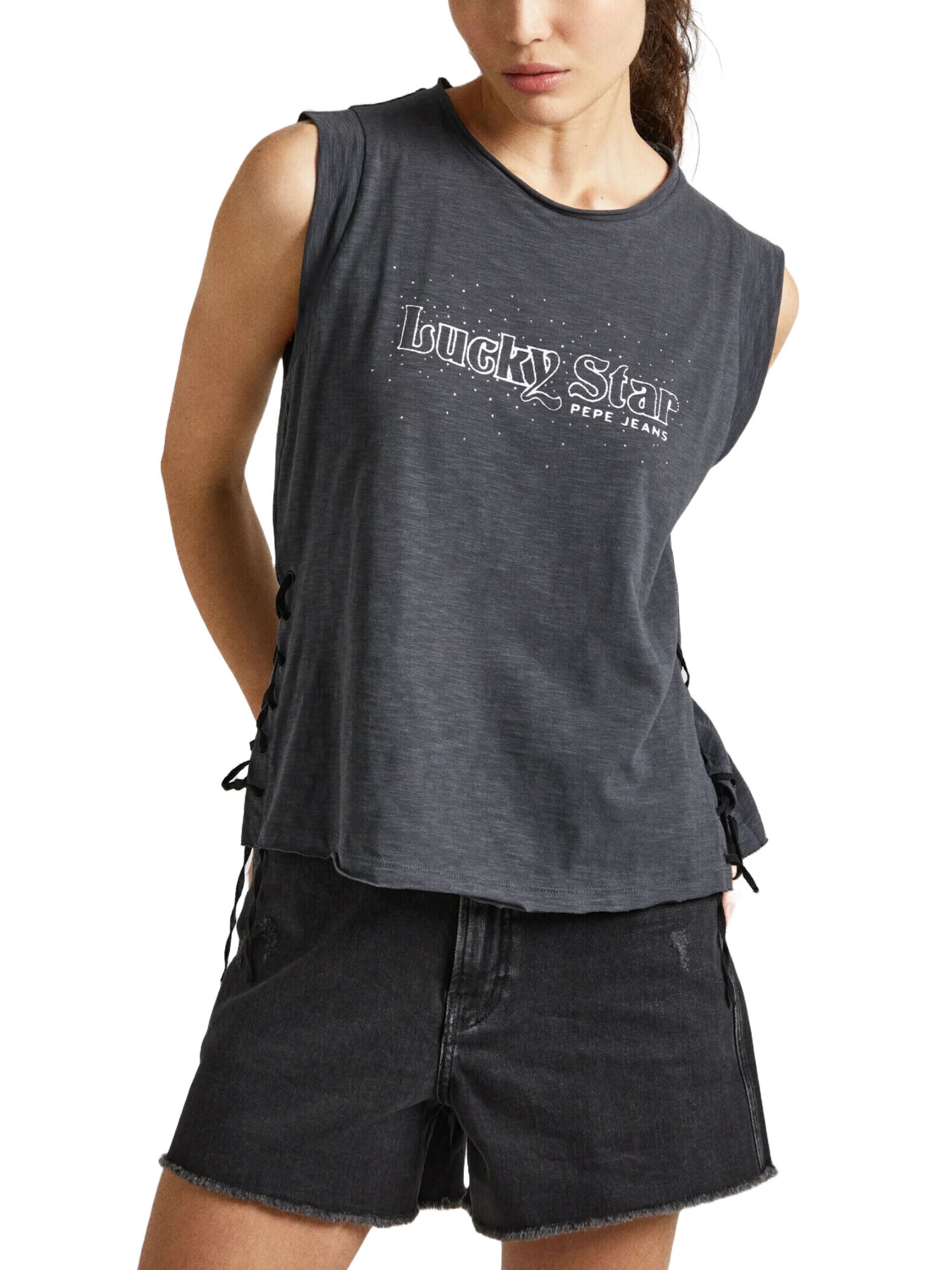 T-shirt Grigio Pepe Jeans