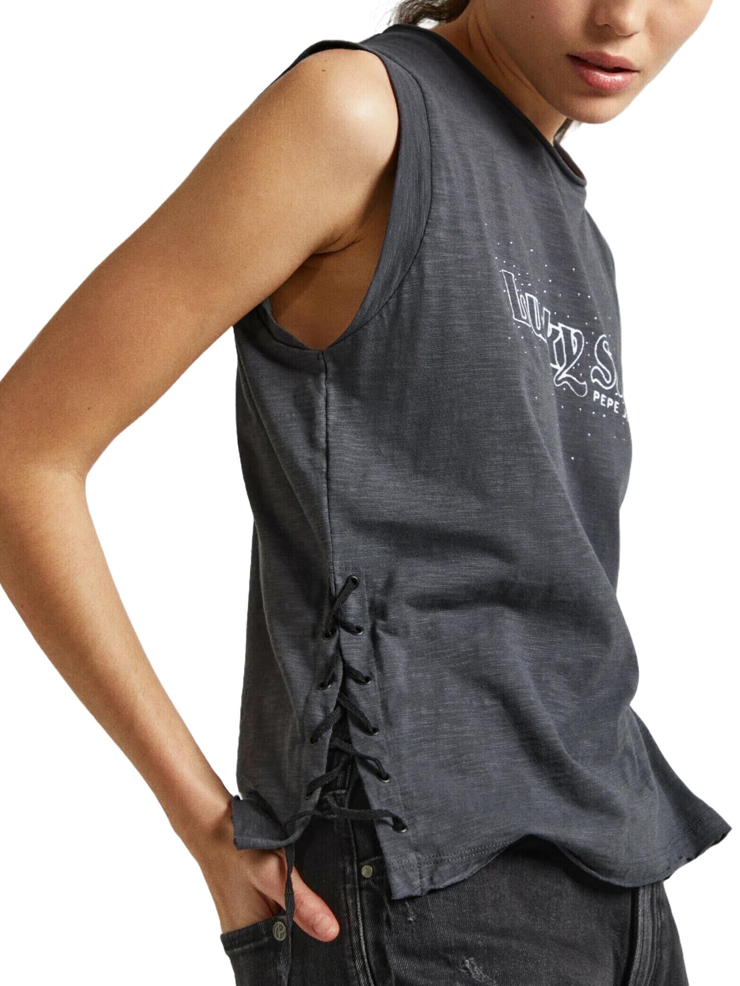 T-shirt Grigio Pepe Jeans