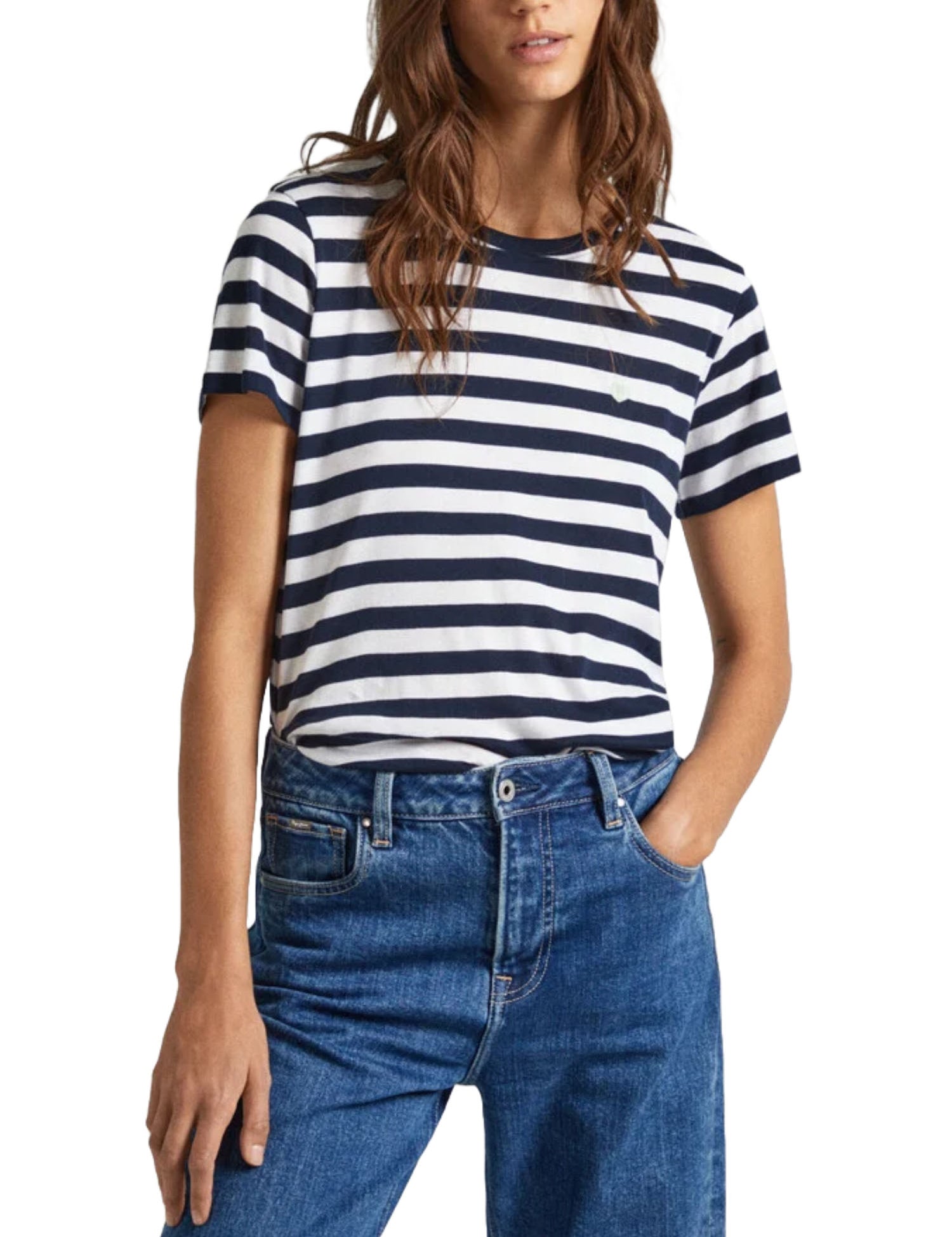 T-shirt Blu Pepe Jeans