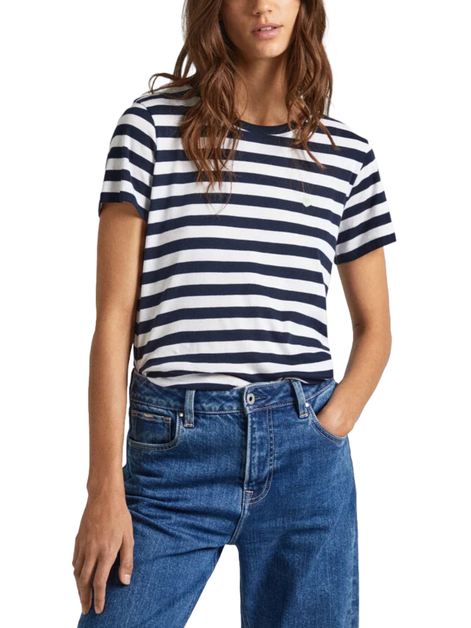 T-shirt Blu Pepe Jeans