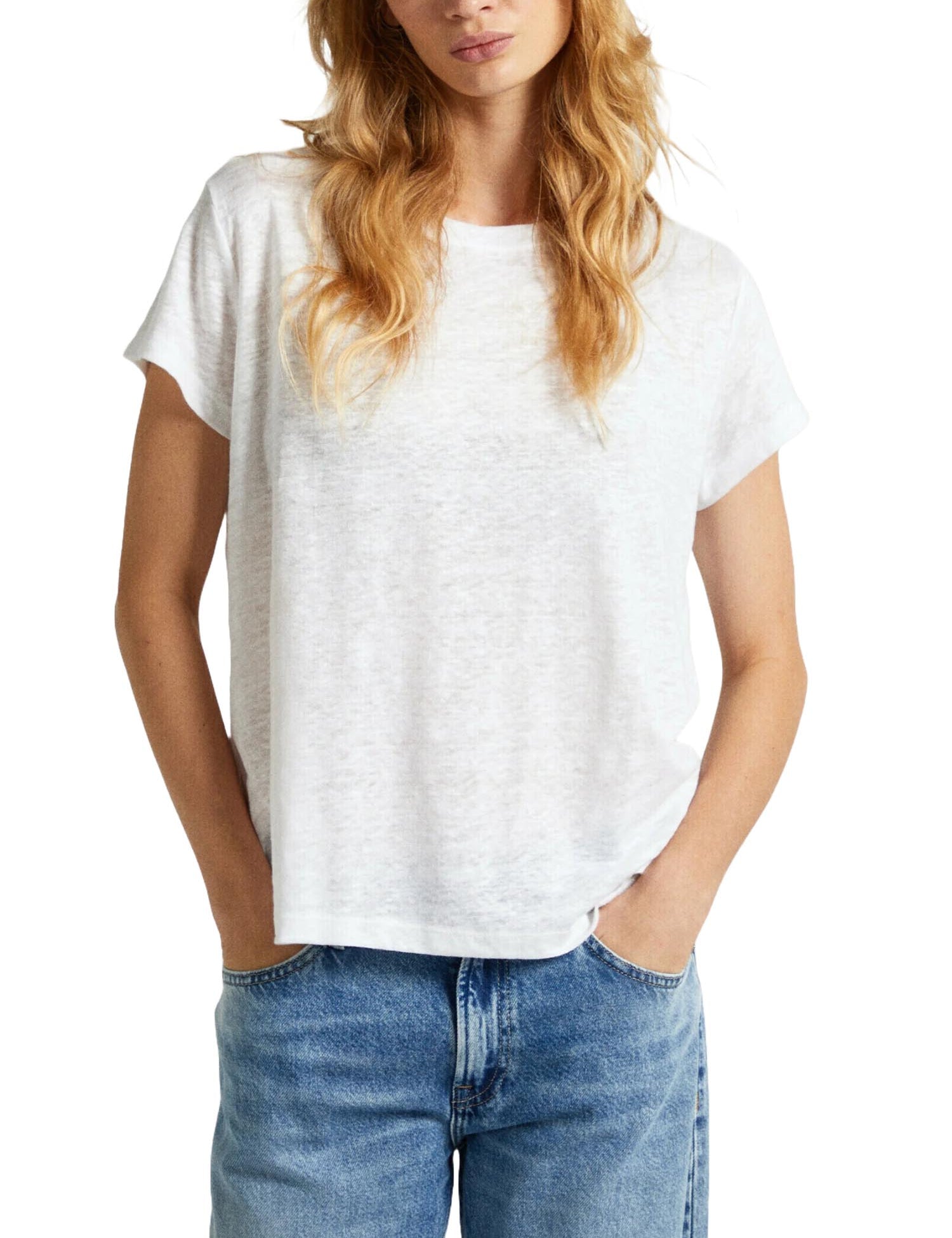 T-shirt Bianco Pepe Jeans