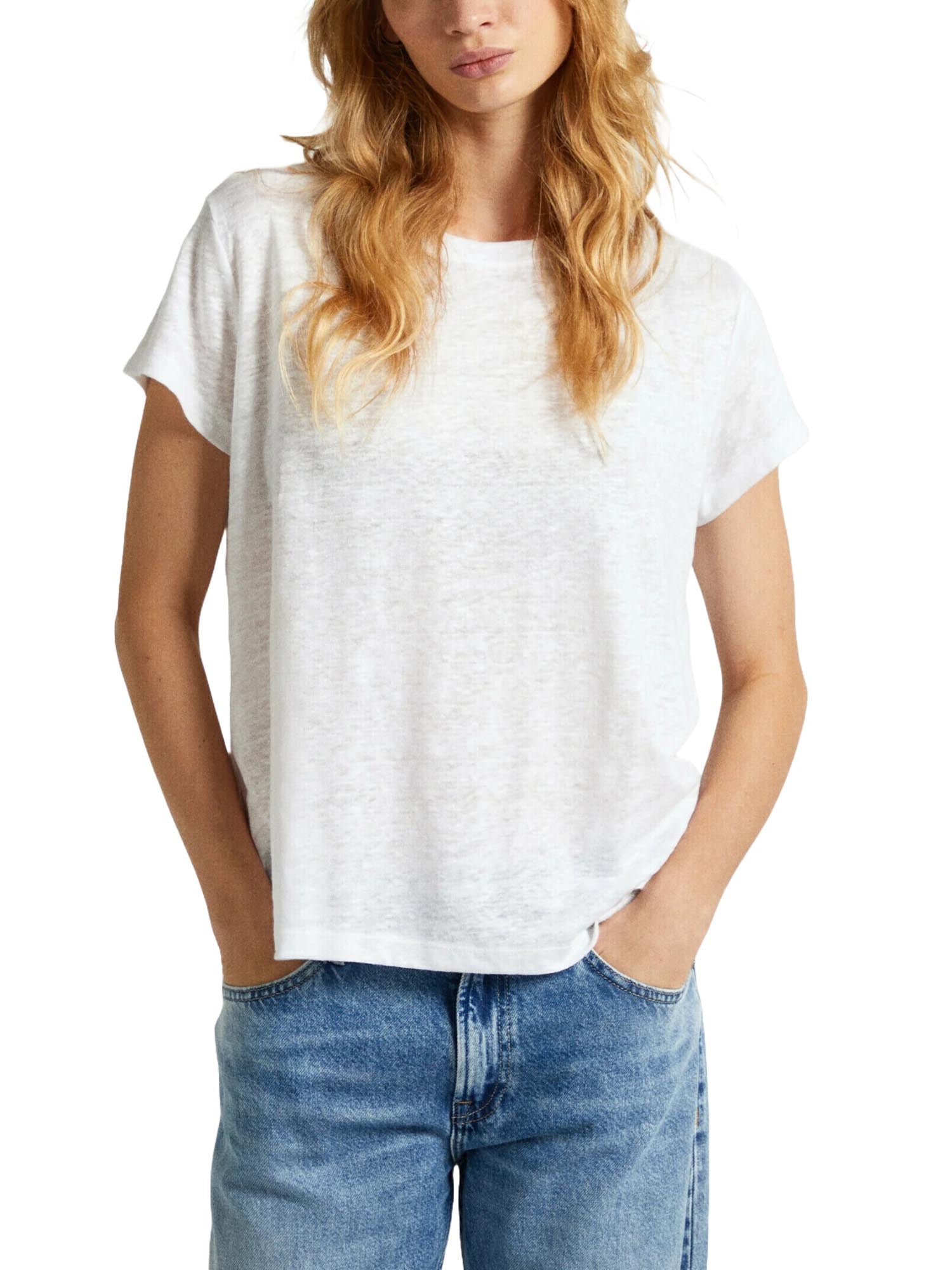 T-shirt Bianco Pepe Jeans