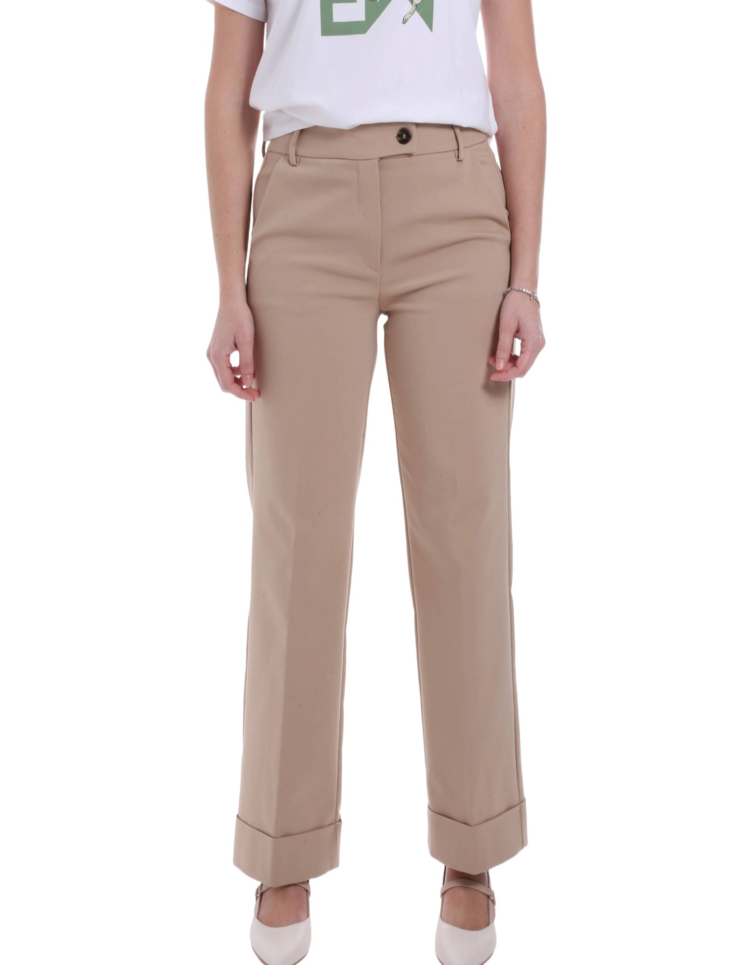 Pantaloni Beige Emme Marella