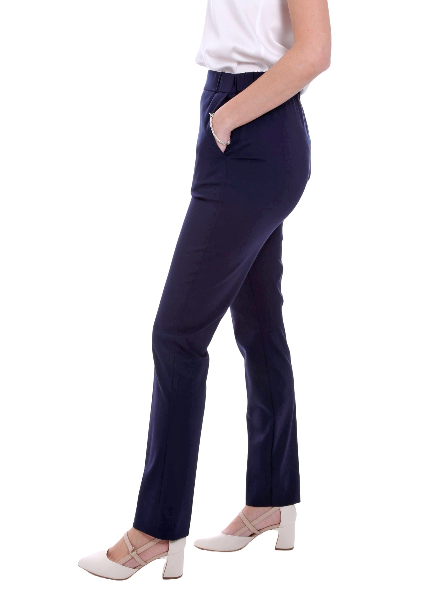 Pantaloni Blu Emme Marella