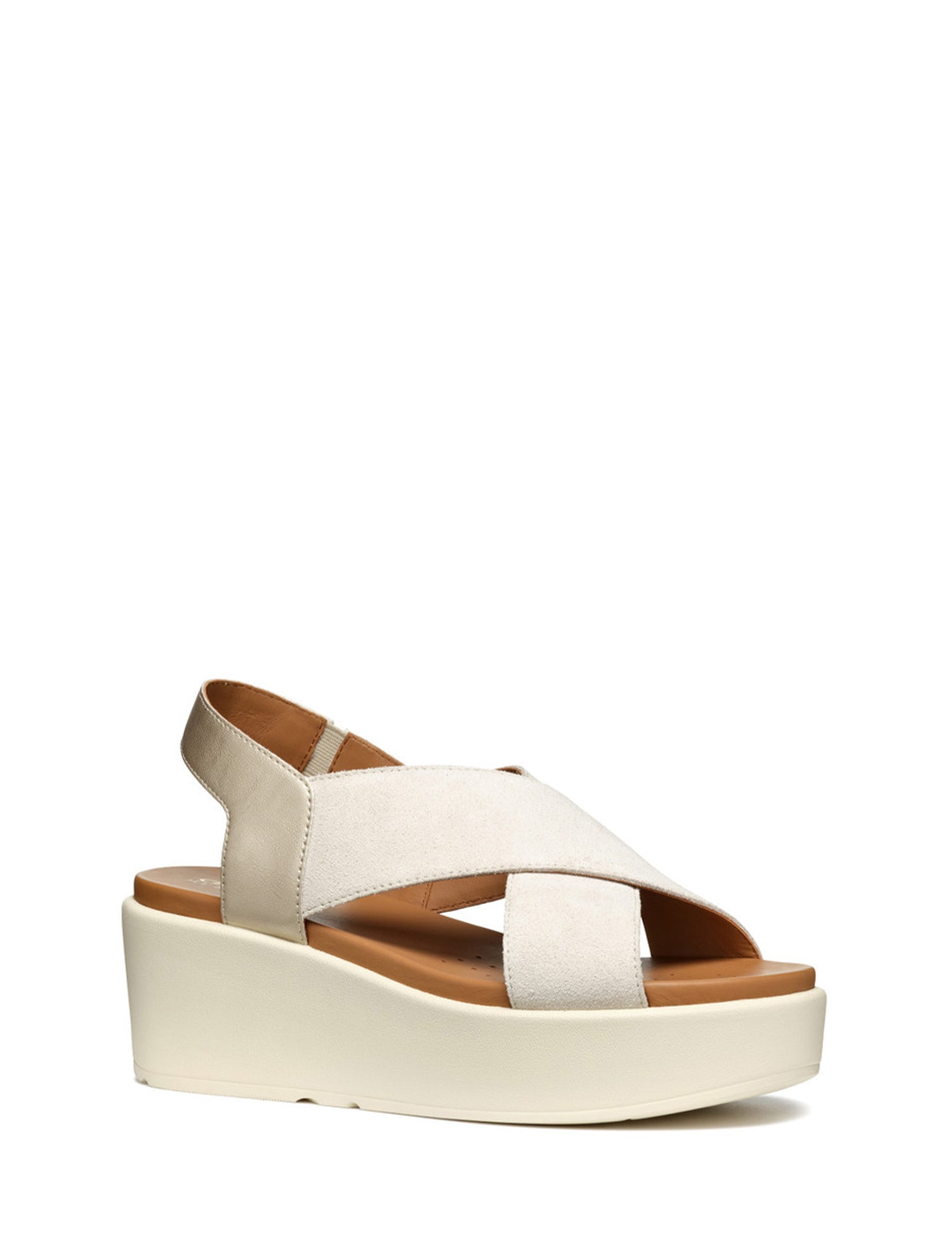 Sandali zeppa Beige Geox