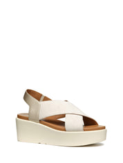 Sandali zeppa Beige Geox