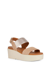 Sandali zeppa Beige Geox