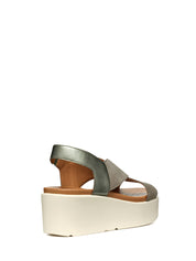 Sandali zeppa Verde Geox