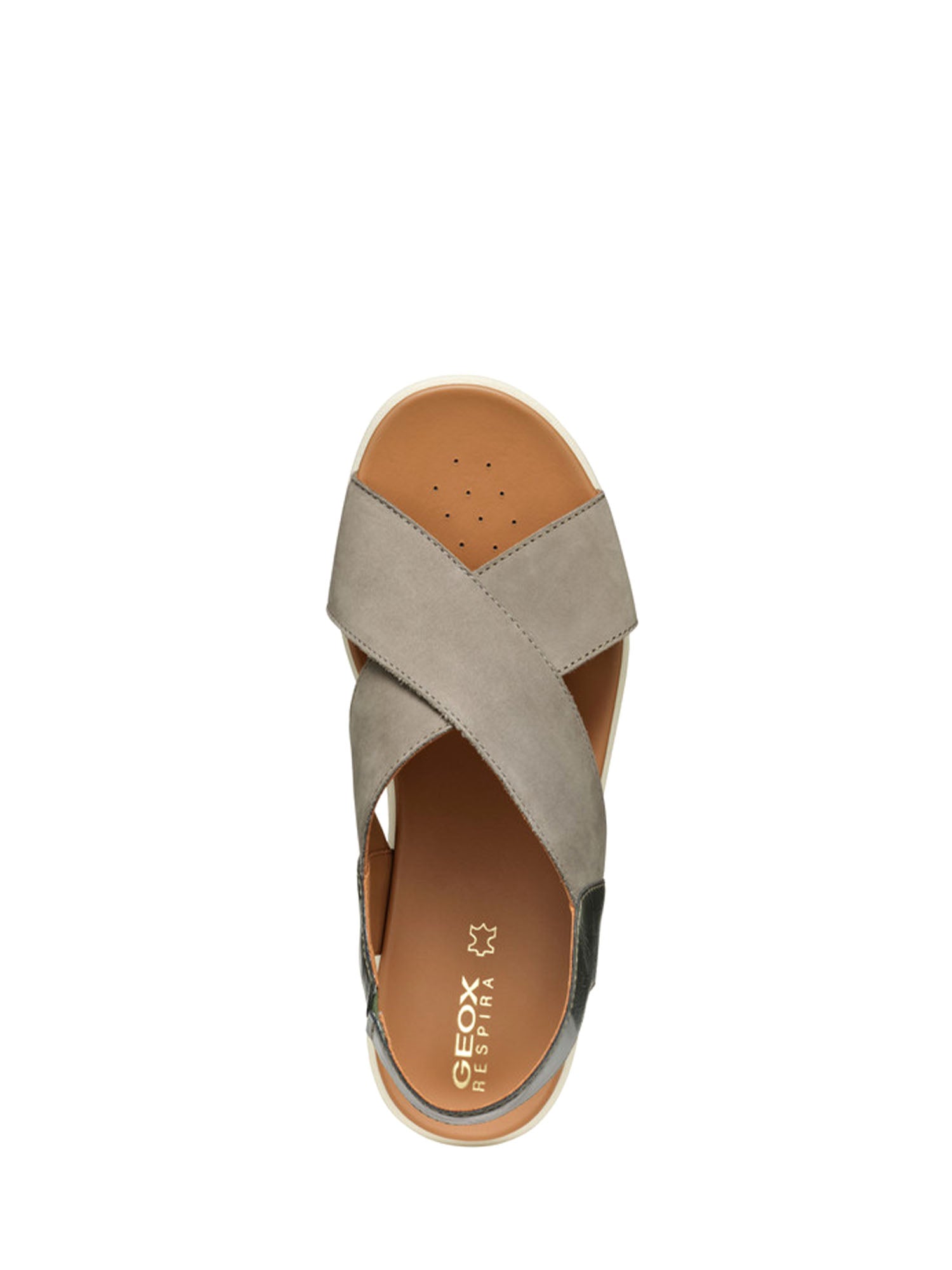 Sandali zeppa Verde Geox