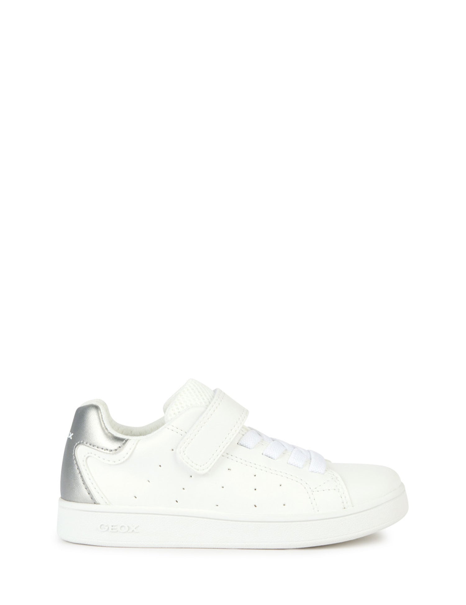 Scarpe con strappi Bianco Argento Geox