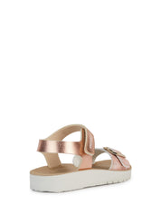 Sandali con strappi Rosa Geox