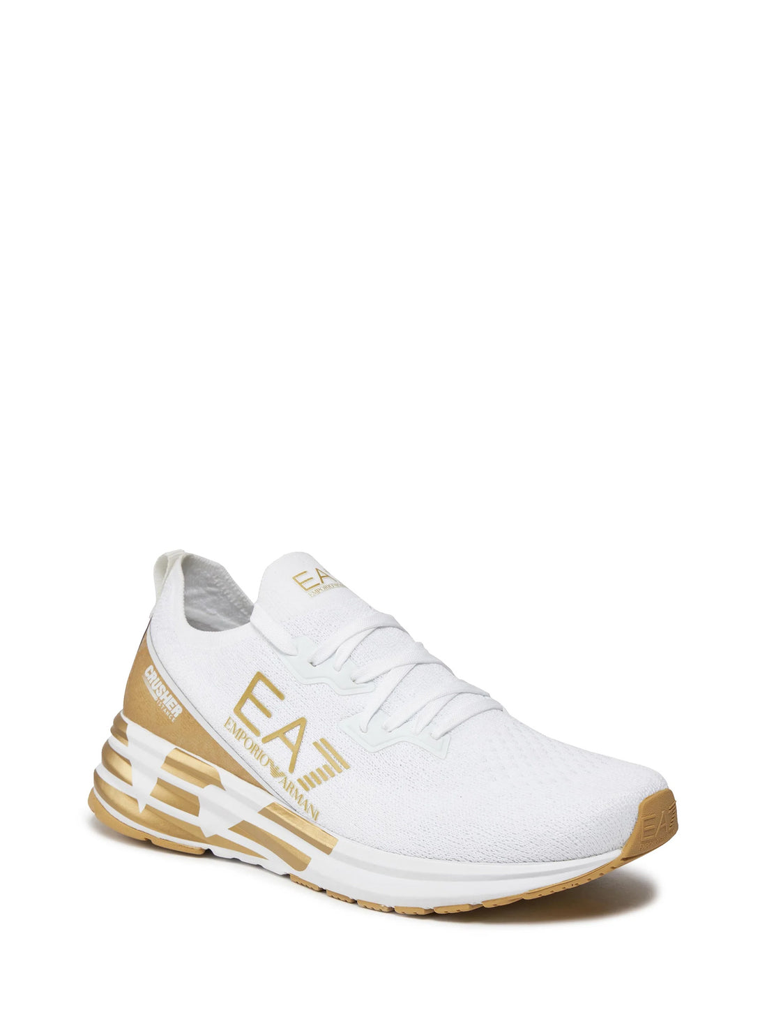 Sneakers Bianco Oro Ea7 Emporio Armani