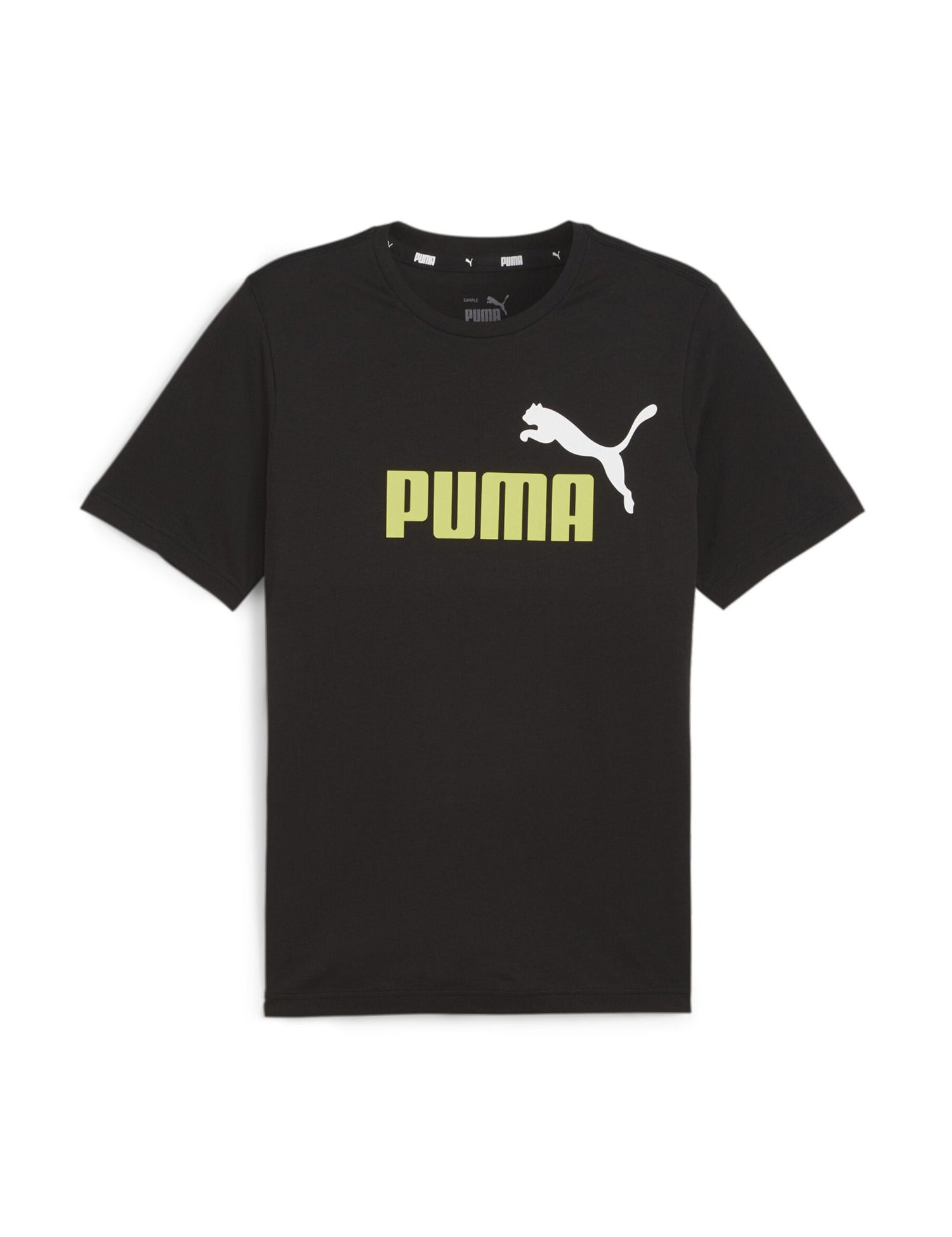 T-shirt Nero Verde Puma