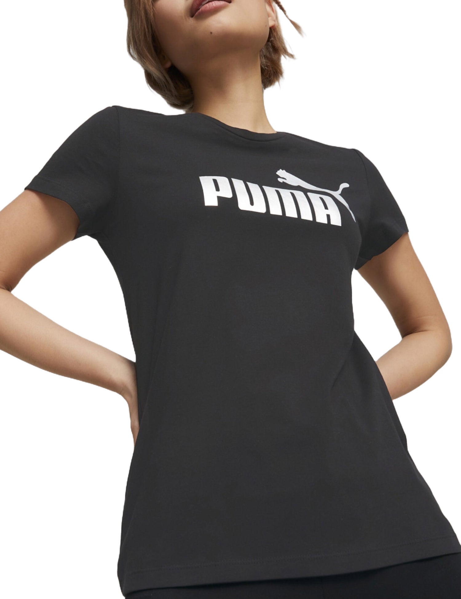 T-shirt Nero Grigio Puma