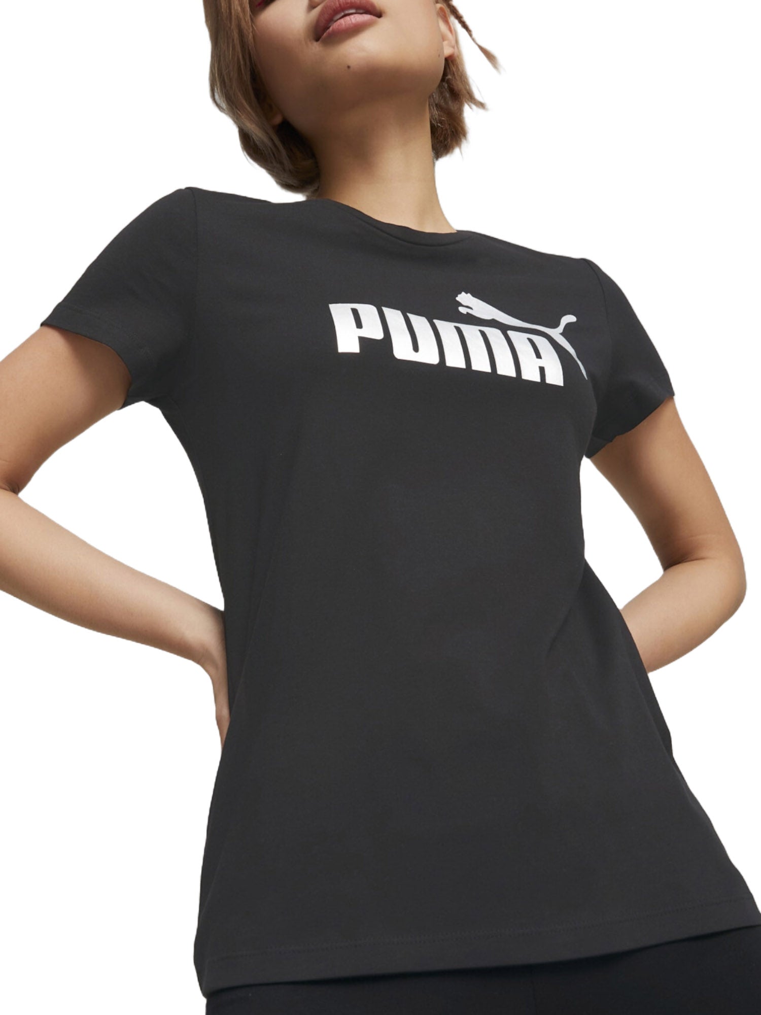 T-shirt Nero Grigio Puma