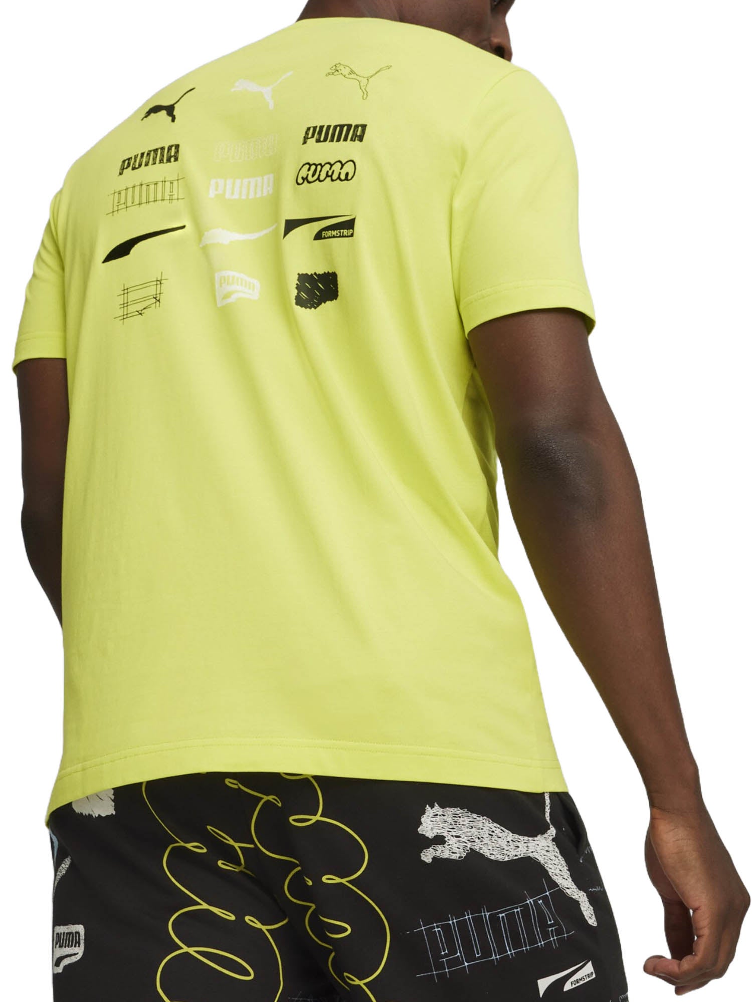 T-shirt Giallo Puma
