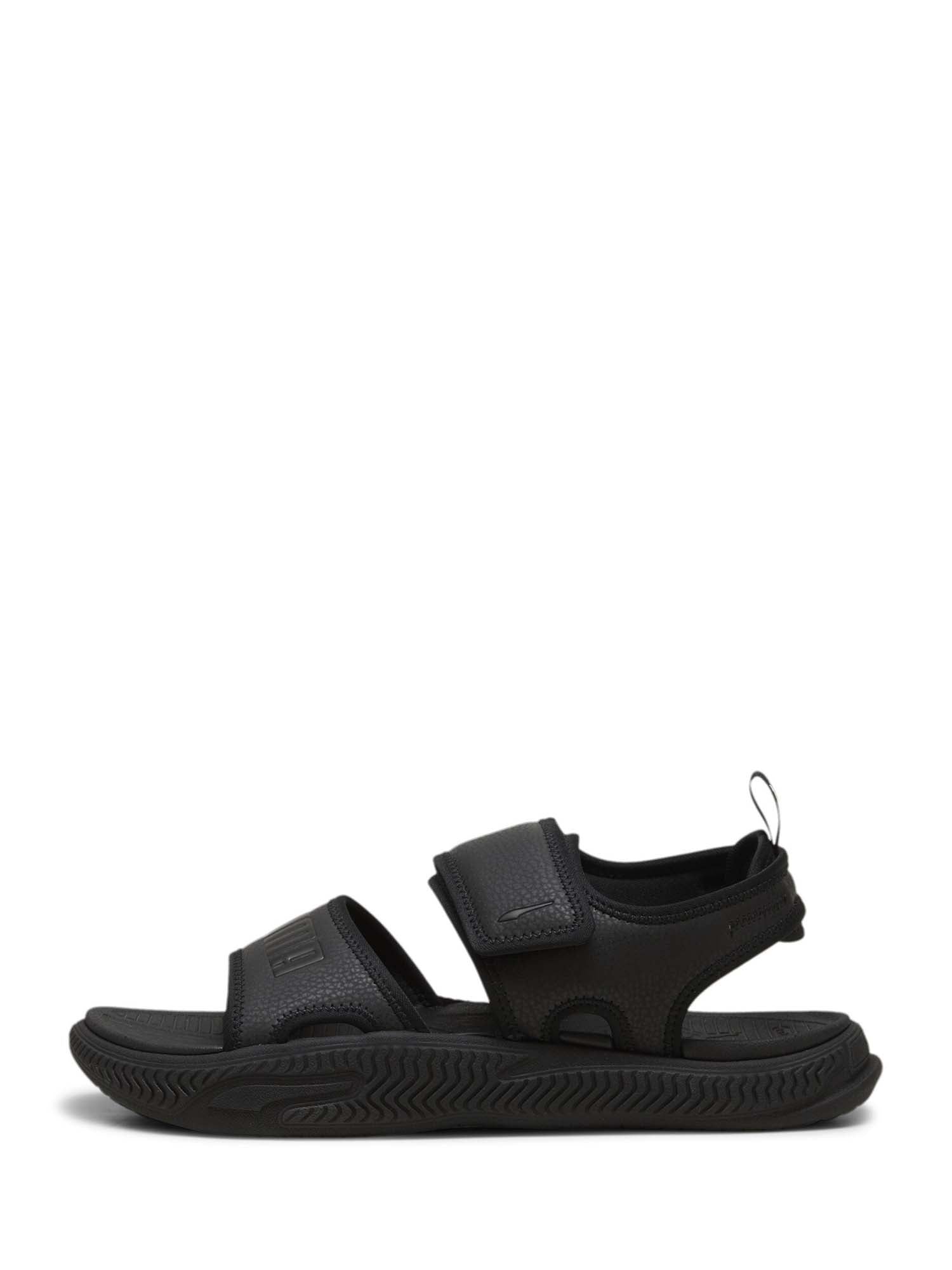 Sandali con strappi Nero Puma