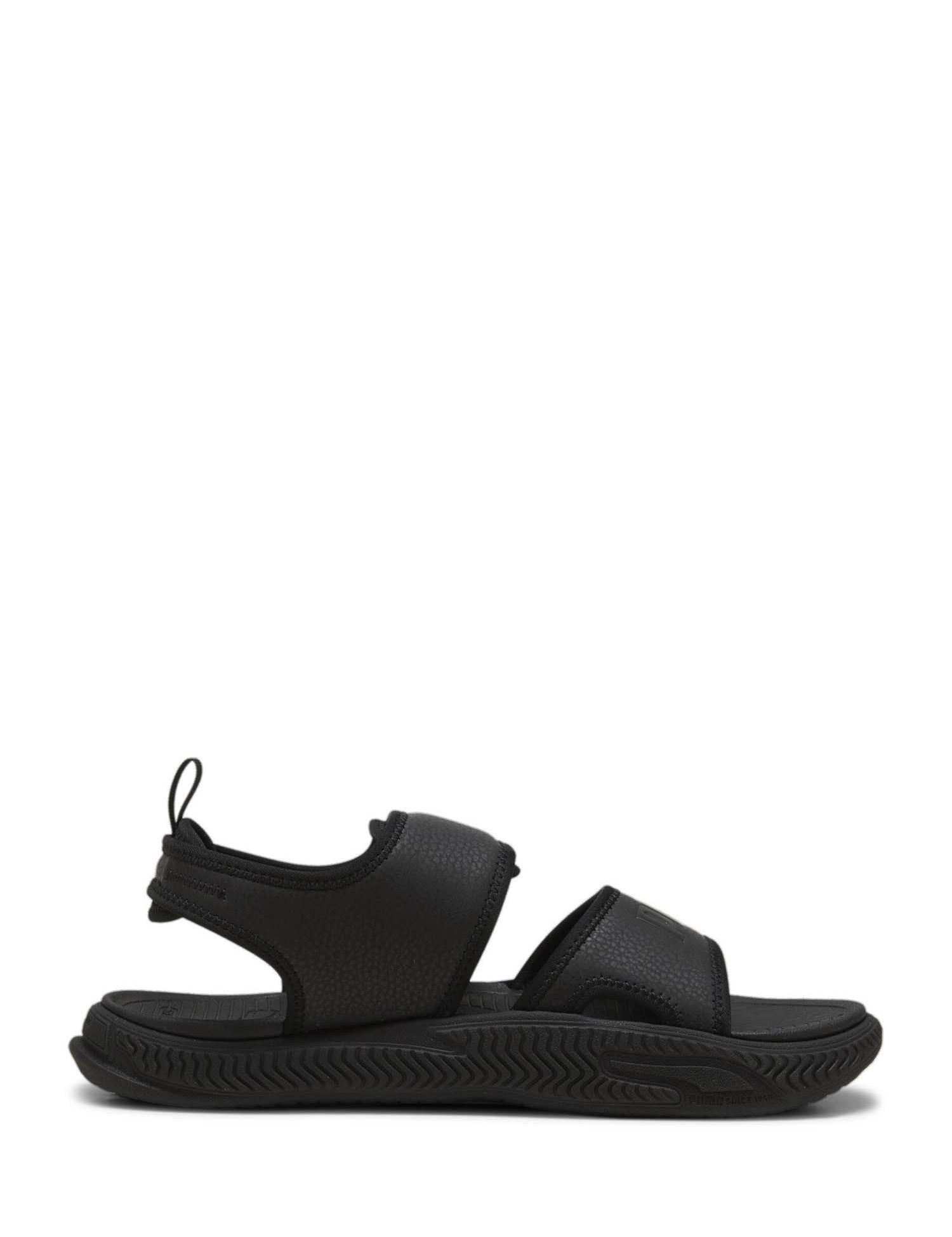 Sandali con strappi Nero Puma