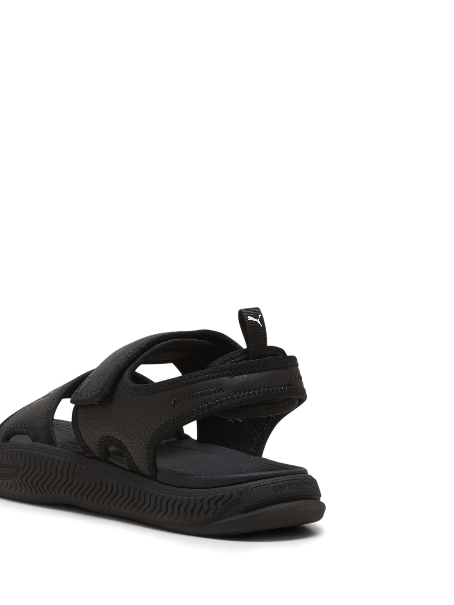 Sandali con strappi Nero Puma