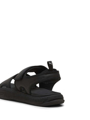 Sandali con strappi Nero Puma