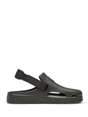 Sandali con strappi Nero Puma