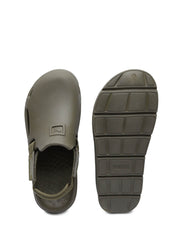 Sandali con strappi Verde Puma