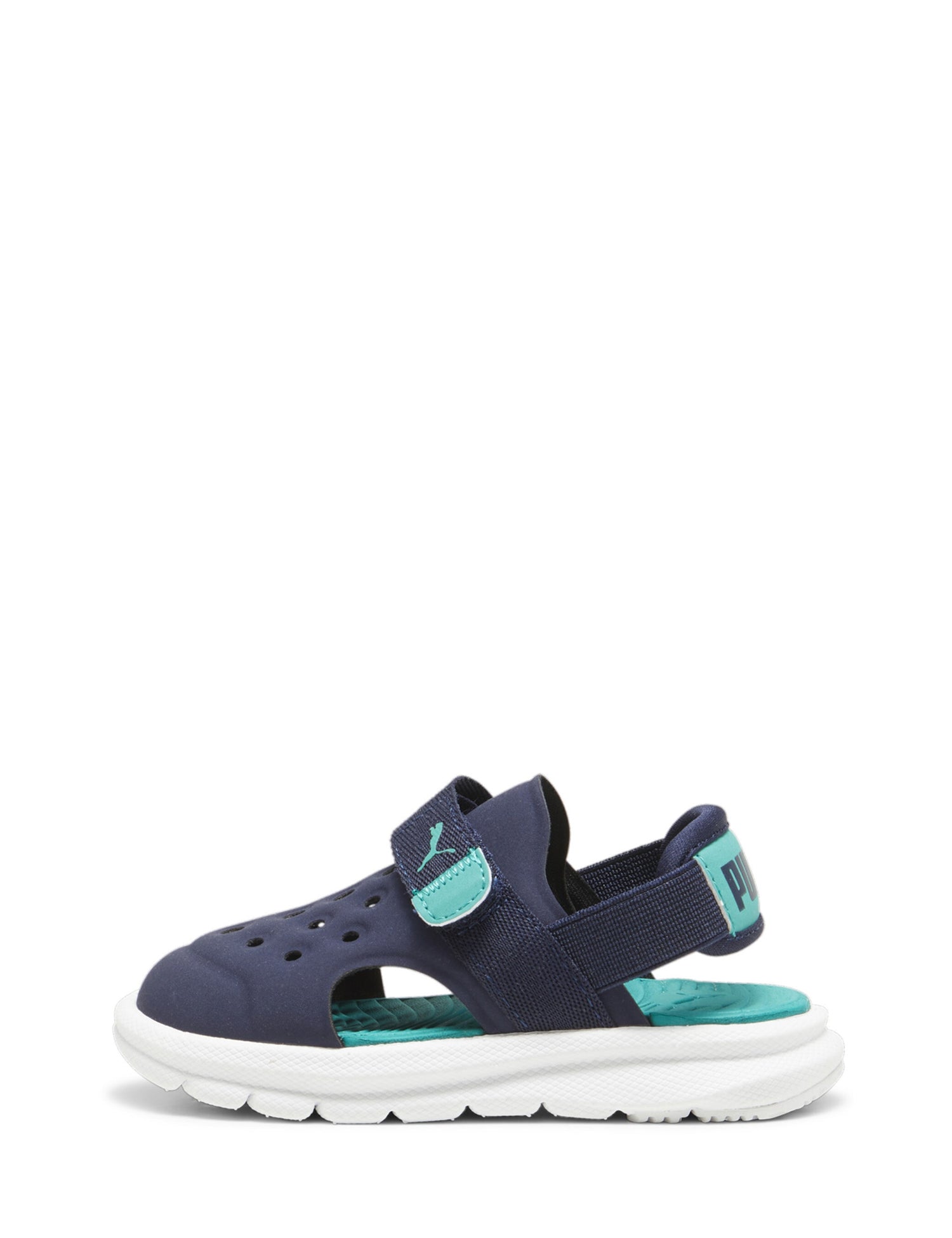 Sandali con strappi Blu Puma