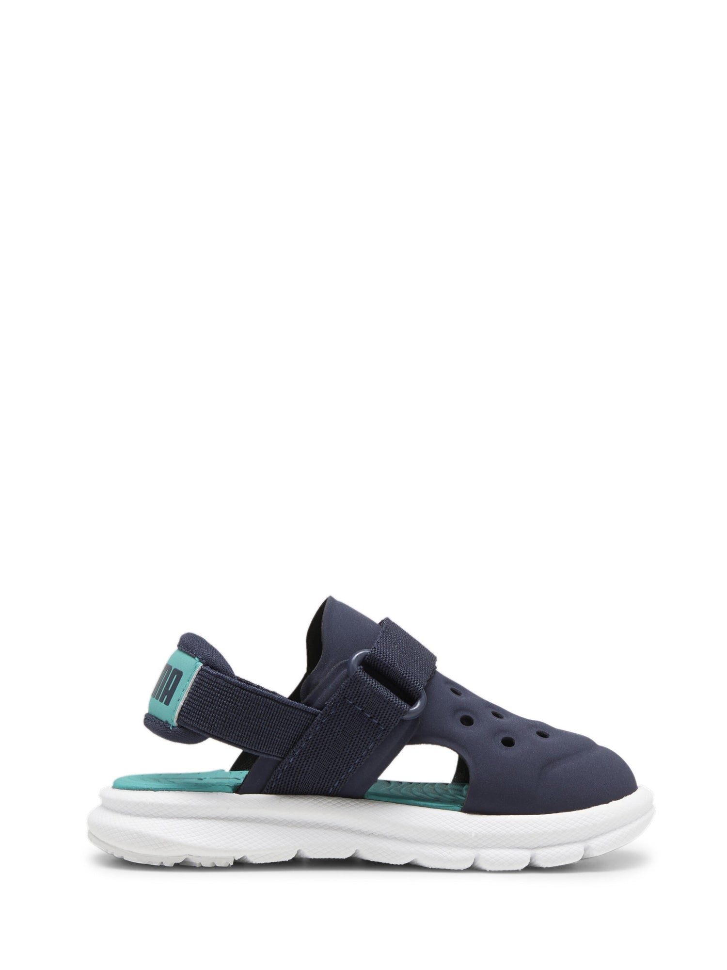 Sandali con strappi Blu Puma