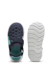 Sandali con strappi Blu Puma