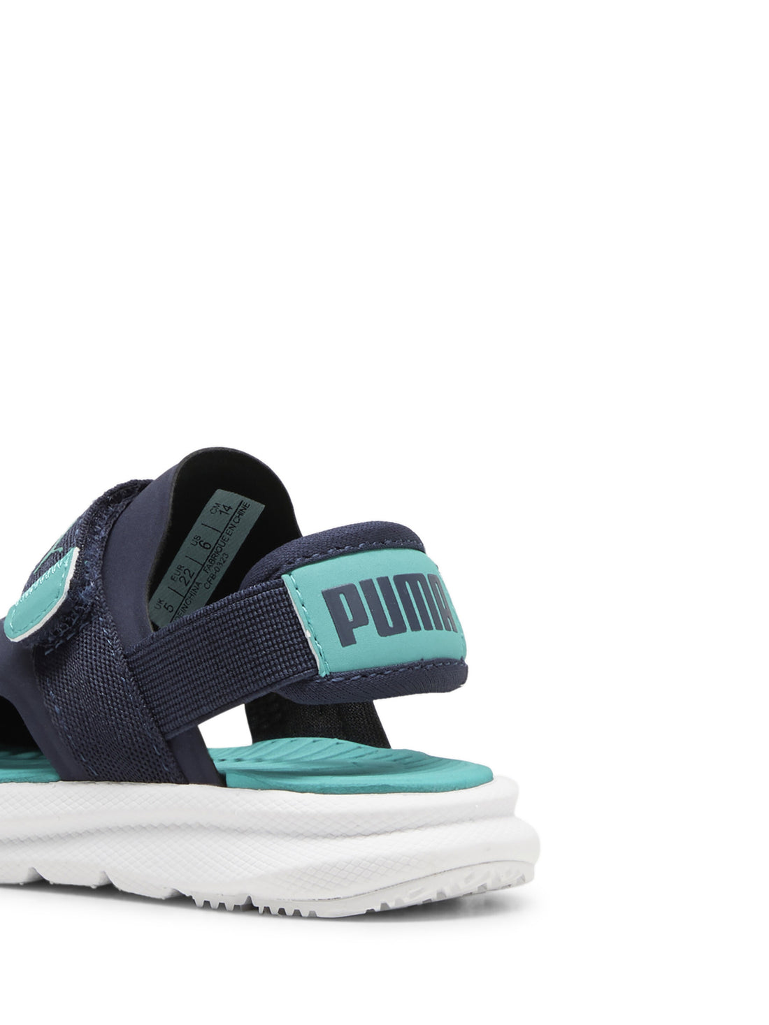 Sandali con strappi Blu Puma