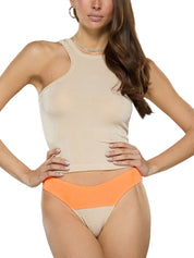 Top e canotte Beige F**k