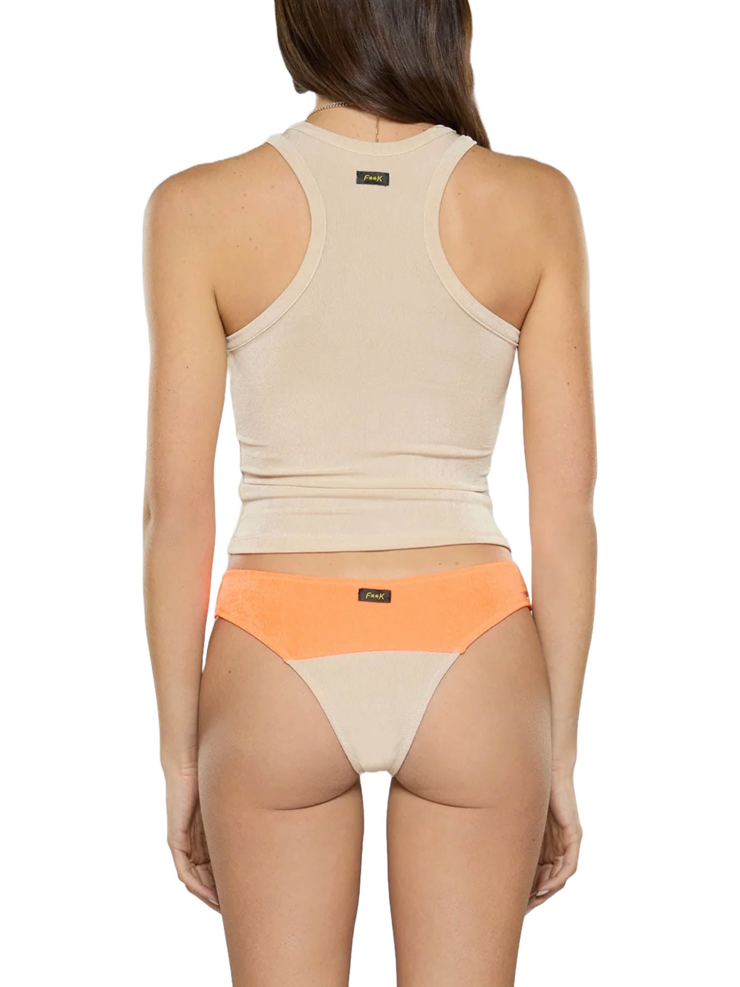 Top e canotte Beige F**k