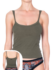 Top e canotte Verde F**k