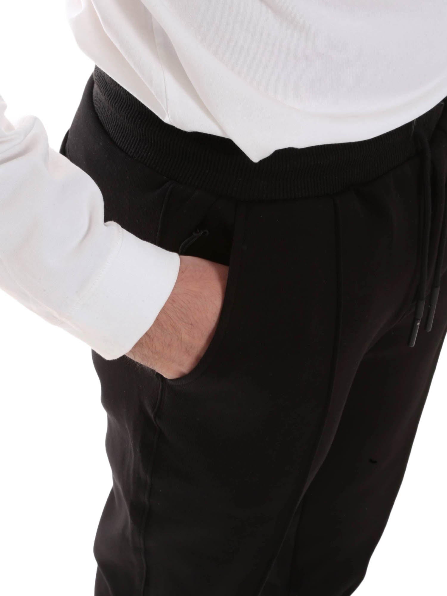 Pantaloni sportivi Nero Borgoni Milano