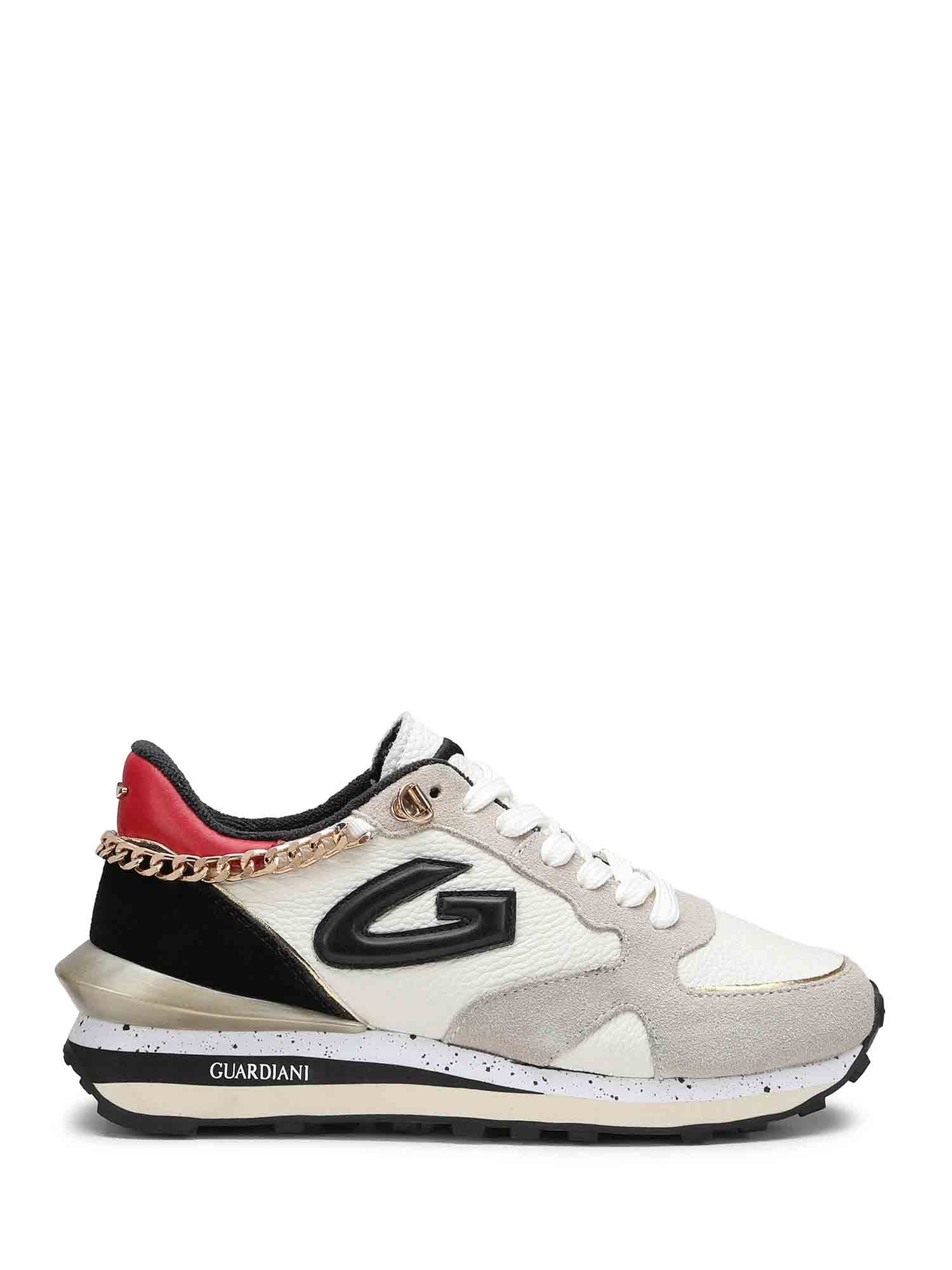 Sneakers Beige Alberto Guardiani