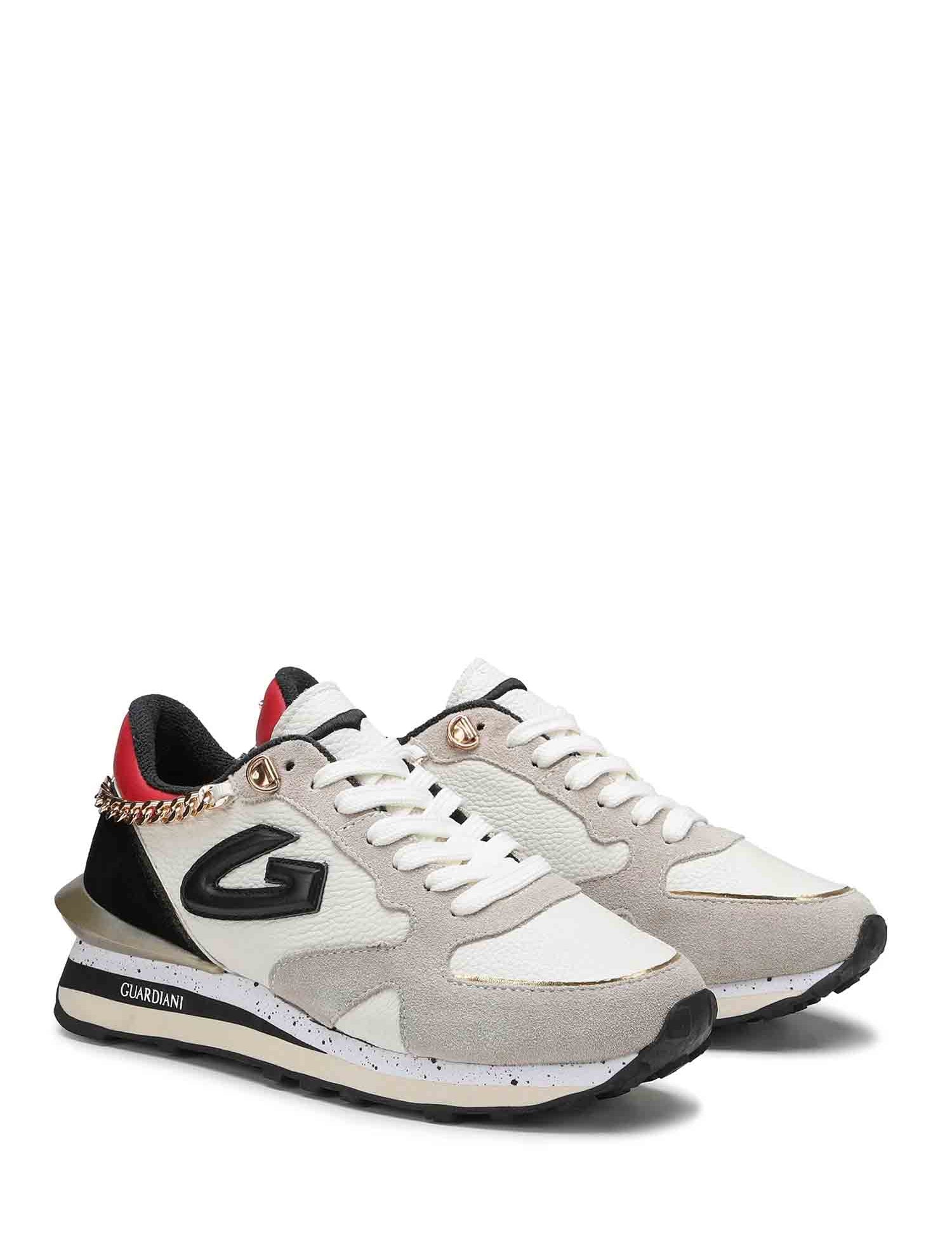 Sneakers Beige Alberto Guardiani
