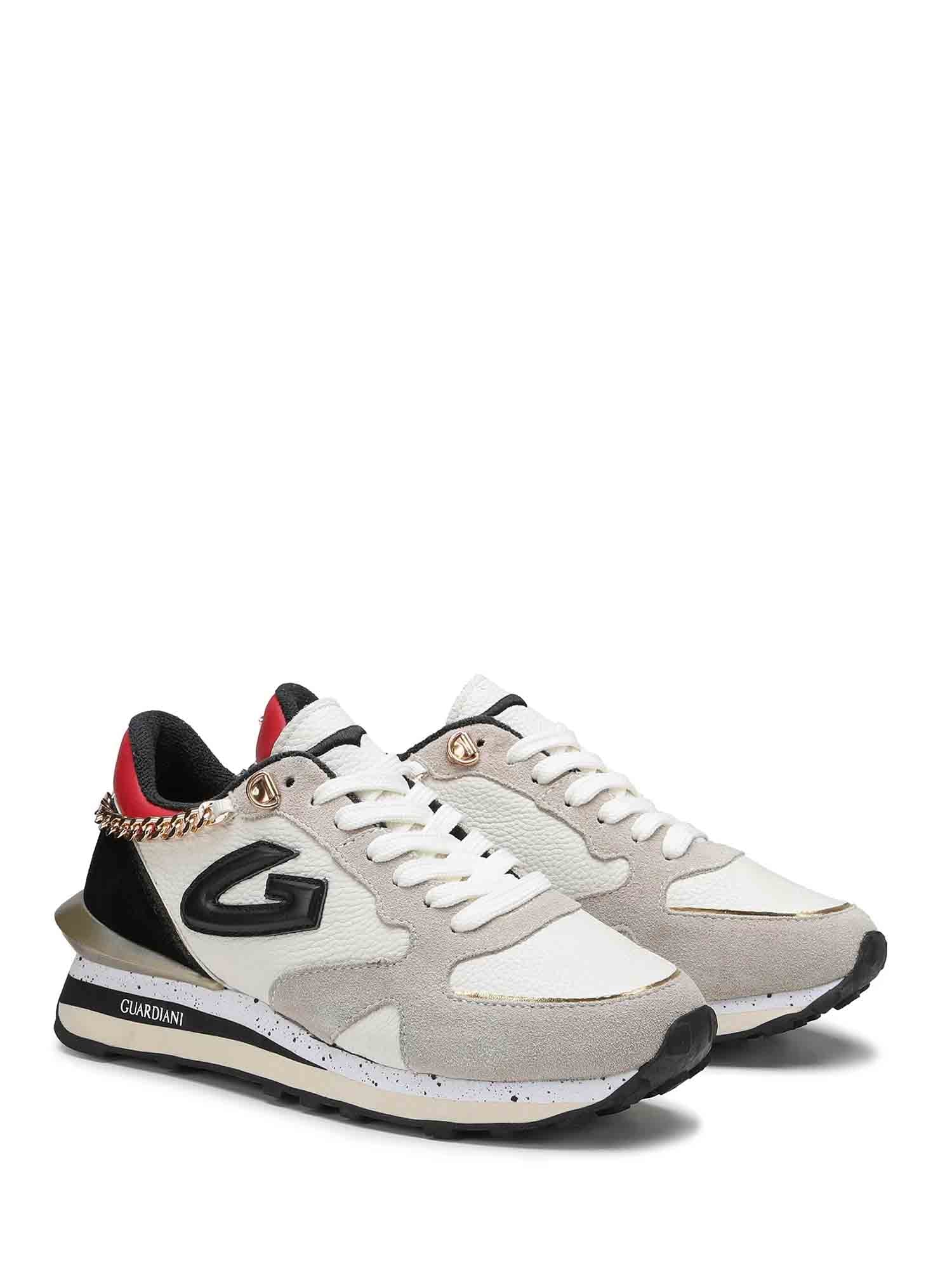 Sneakers Beige Alberto Guardiani