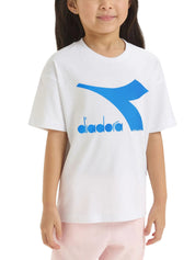 T-shirt Bianco Blu Diadora