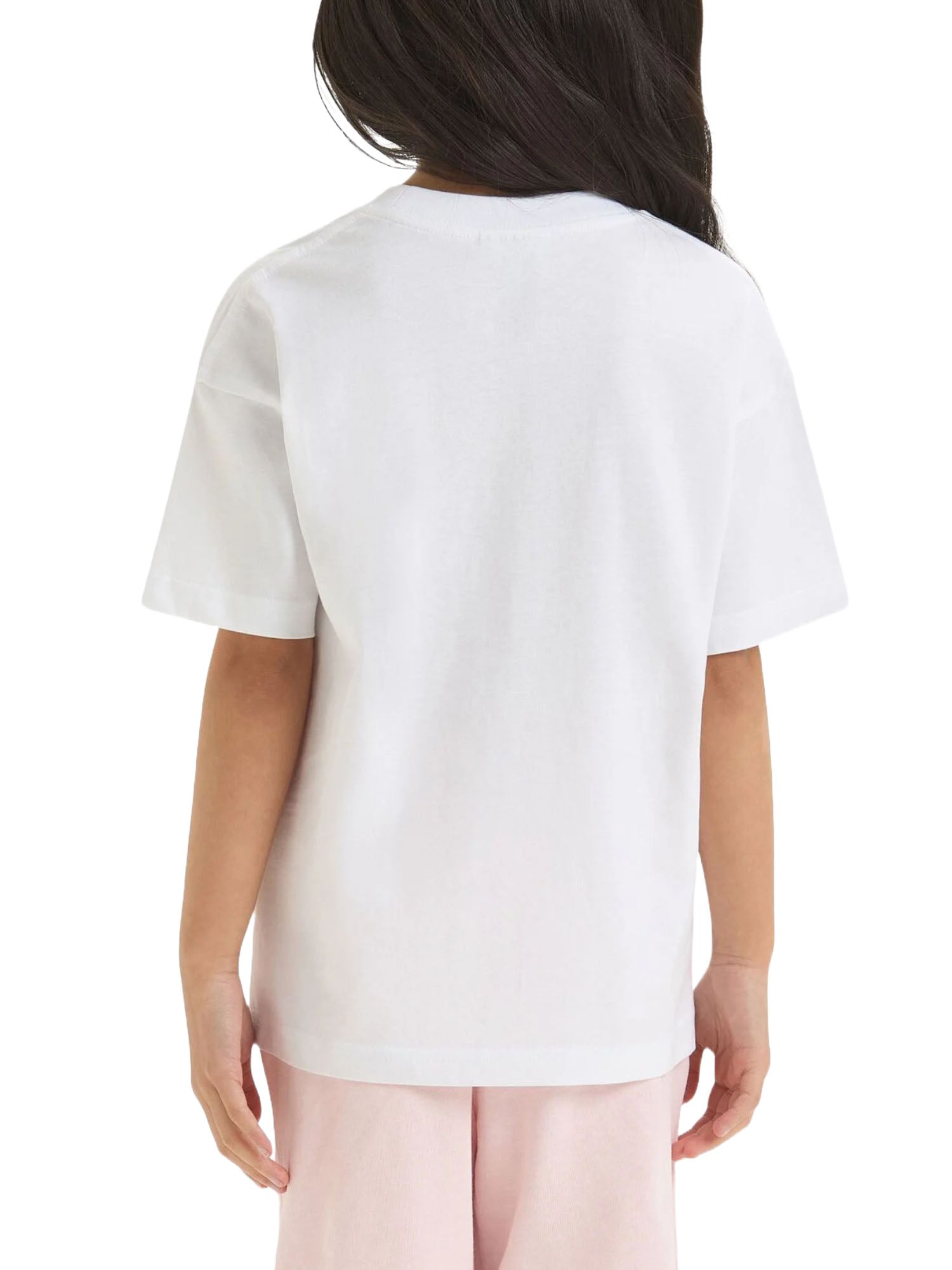 T-shirt Bianco Blu Diadora