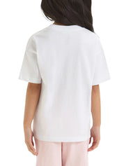 T-shirt Bianco Blu Diadora