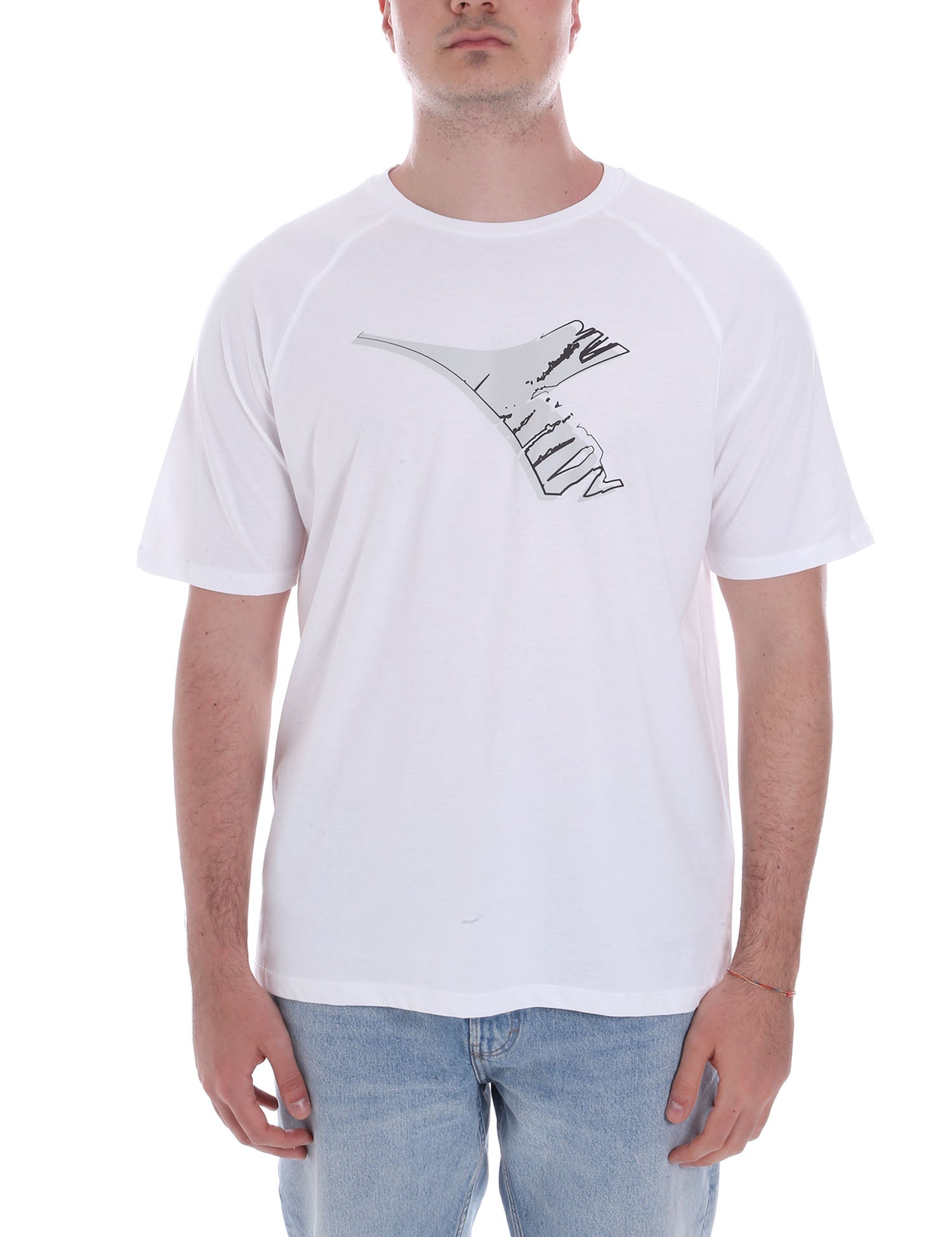 T-shirt Bianco Diadora