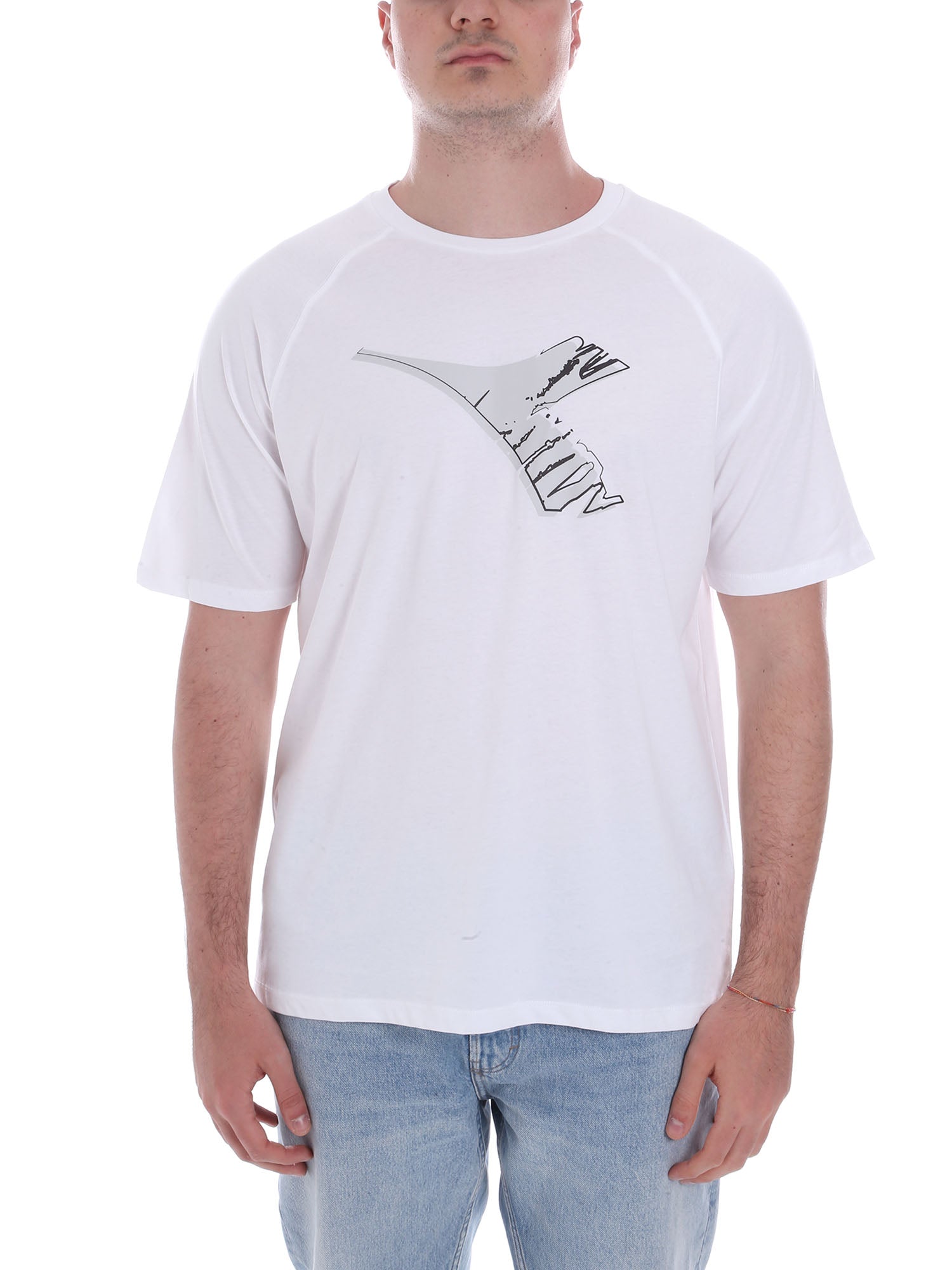 T-shirt Bianco Diadora