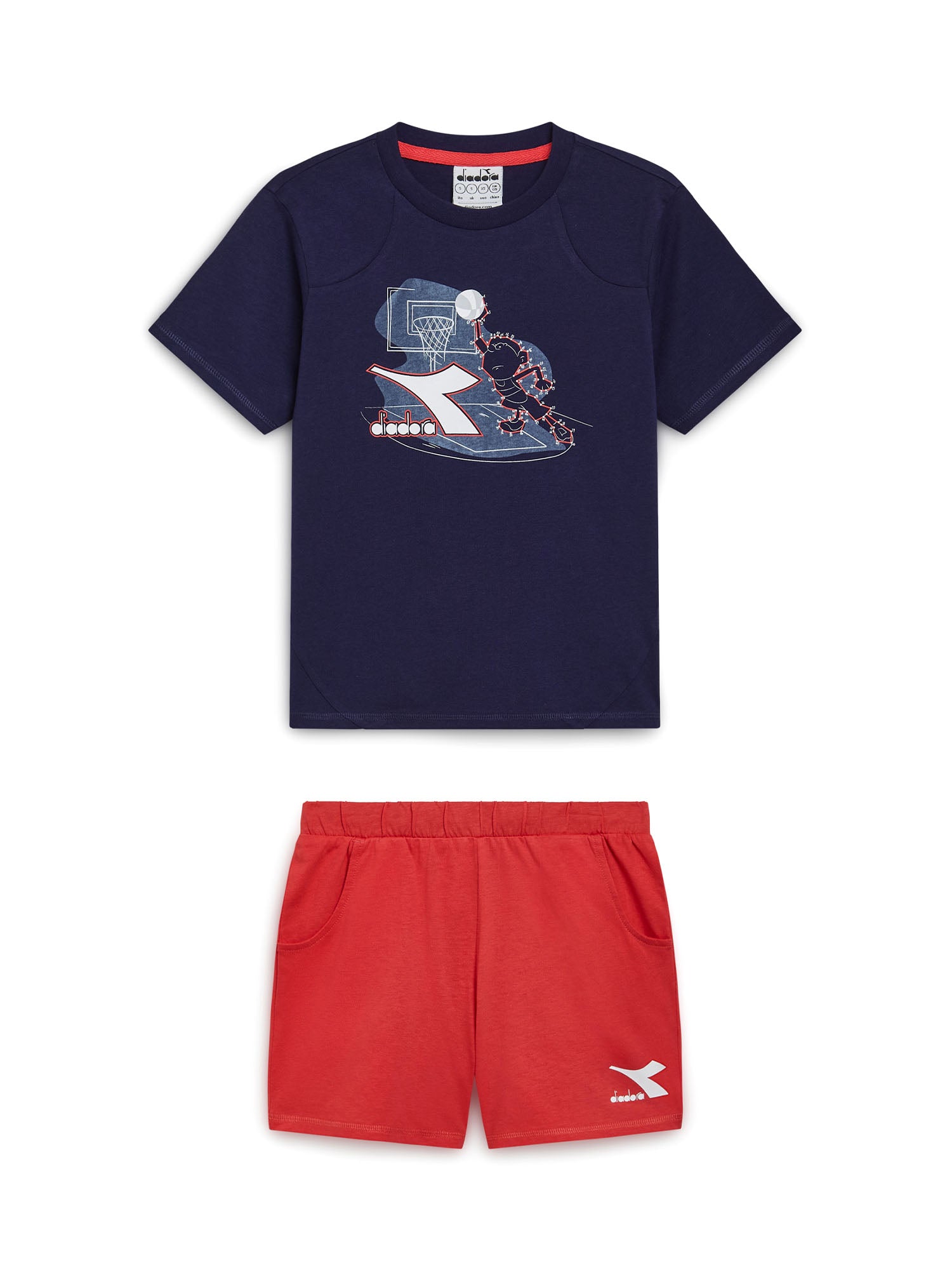 Completo Sportivo Diadora JB.Set SL - Maglietta E Pantaloncini Bambini - Foto 14