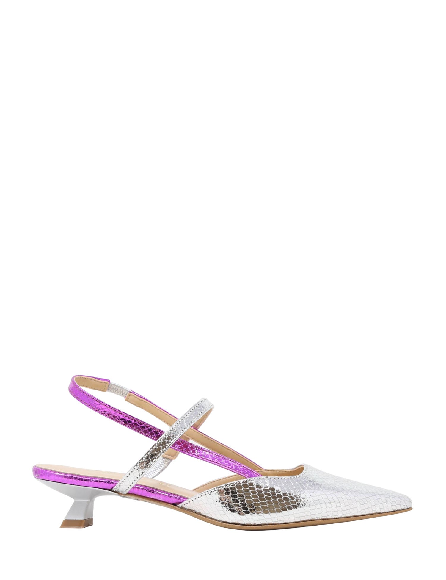 Sandali tacco Argentato Grace Shoes