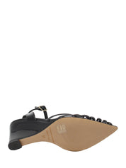 Sandali zeppa Nero Grace Shoes