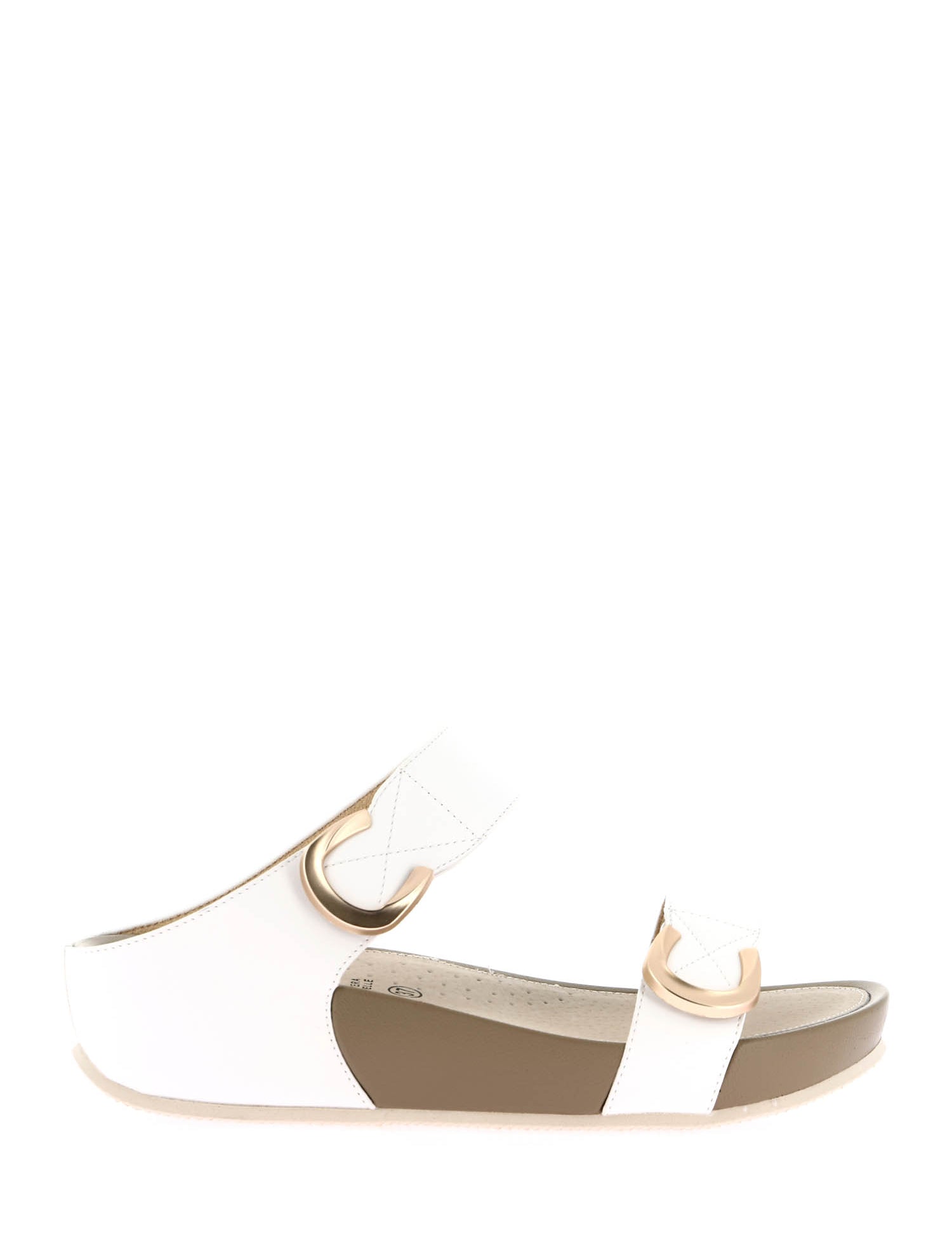 Sandali zeppa Bianco Grunland